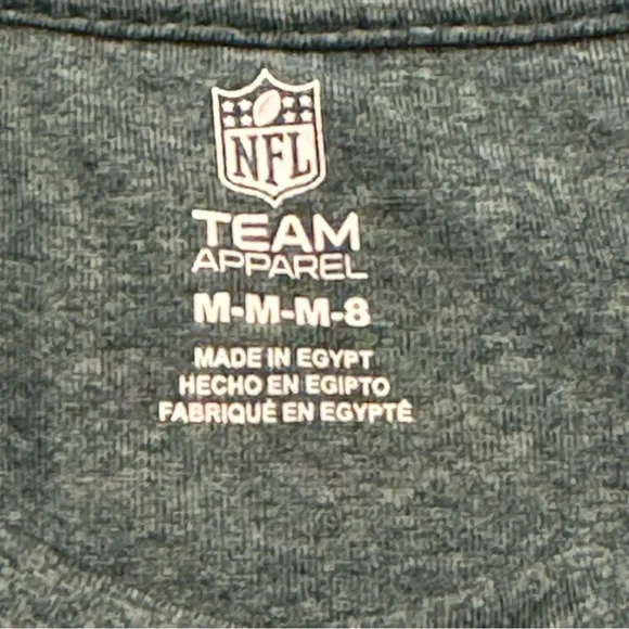 Philadelphia Eagles NFL Team Apparel T Shirt Logo Green Women’s Medium - Picture 3 of 7
